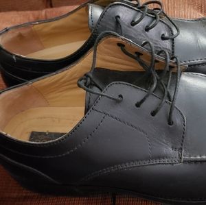 Mens Dockers Premium 11W black dress shoe